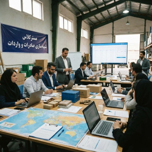 شرکت در دوره شبیه سازی صادرات و واردات